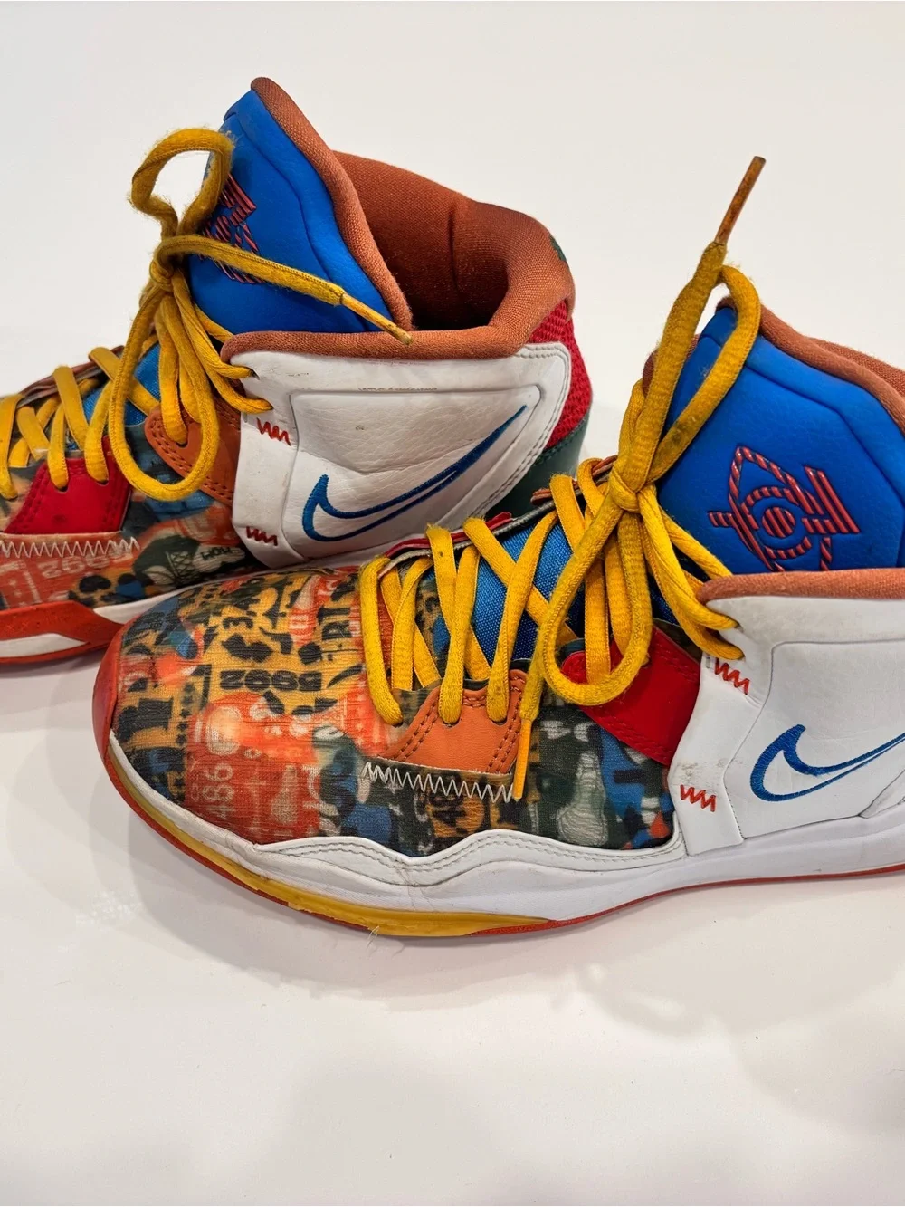 Nike Multicolor Graphic Sneakers, Kyrie